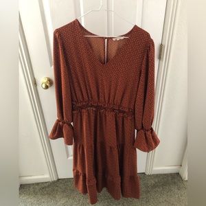 Roolee size small ruffle maxi dress